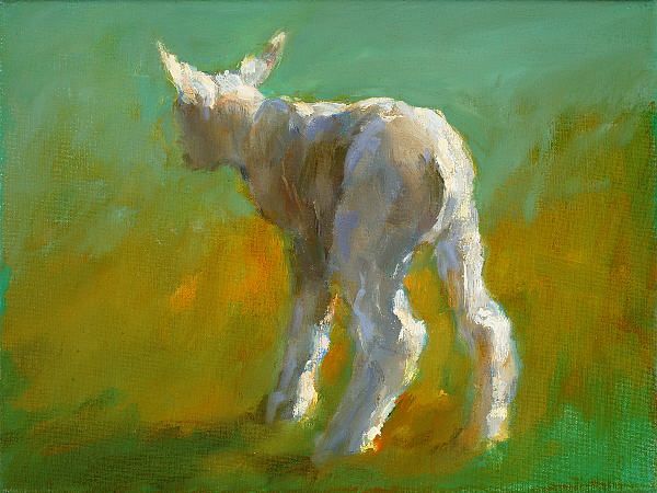 Little lamb, Oil / canvas, 2005, 18 x 24 cm, Sold