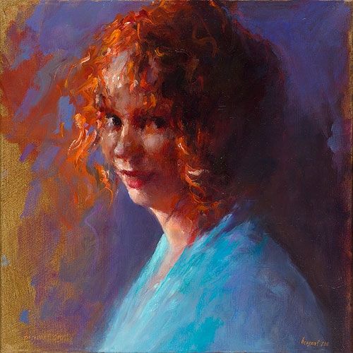 Red-haired, oil / canvas, 2011, 40 x 40 cm, € 3.900,-