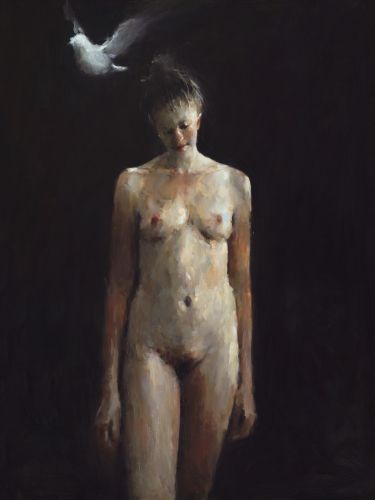 Bird & Venus, oil / canvas, 2019, 80 x 60 cm, Sold
